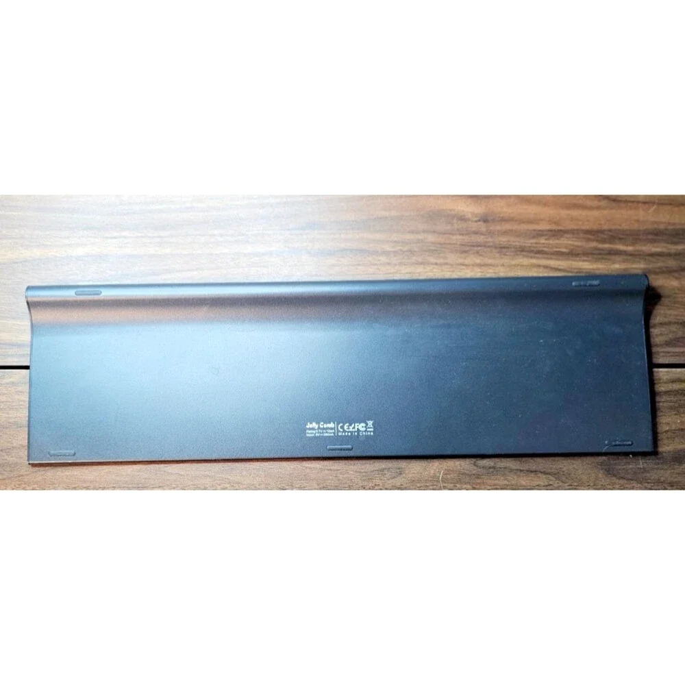 Jelly Comb K12 Wireless Bluetooth Keyboard Backlit Rechargeable Black